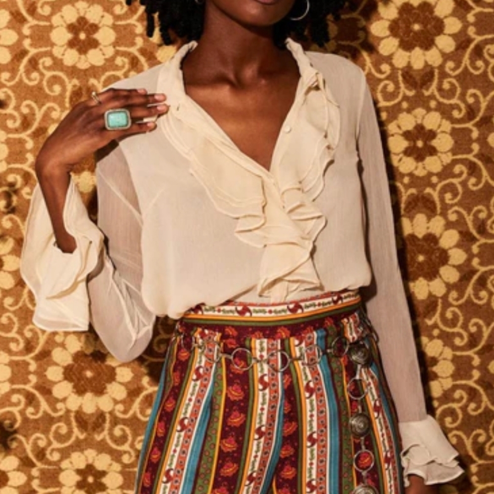 The Hippie Shake Let The Good Times Roll blouse